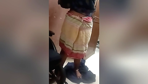 Solo amateur girl video with me filming her naked body