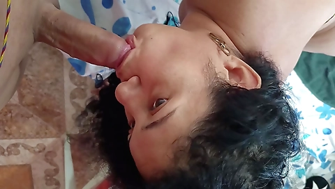 Hot indian woman has her body and lips used as a sex device