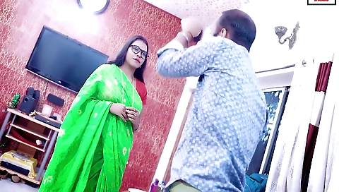 Indian bimbo is nailed from behind by her younger brother