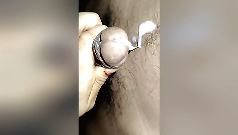 Sexy Indian bhabhi with large hairy breasts enjoy devar ke saat kudai