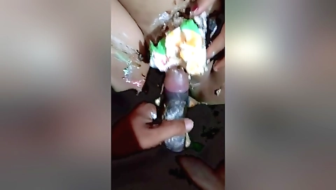 Indian teen fucks her stepmom in a party in bedroom