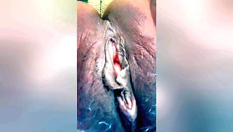 Hindi teen with pink pussy shows her natural face and pussy