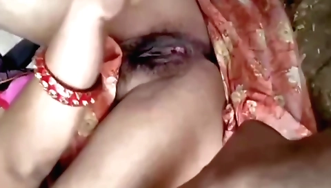 Indian stepsister shows her hairy pussy and suck her bros cock