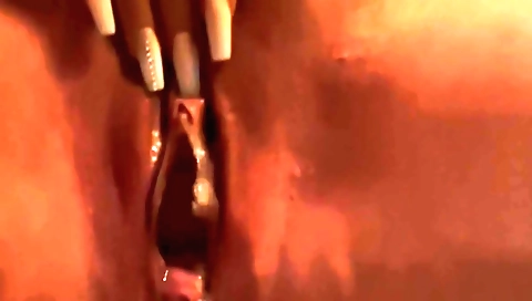 Pissing in the water and a great deal of fun in her pussy