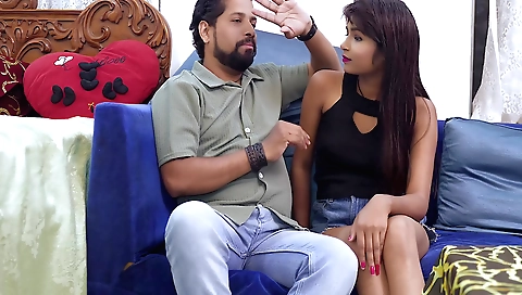 Gang bang sex scene with a big booty brunette porn actress