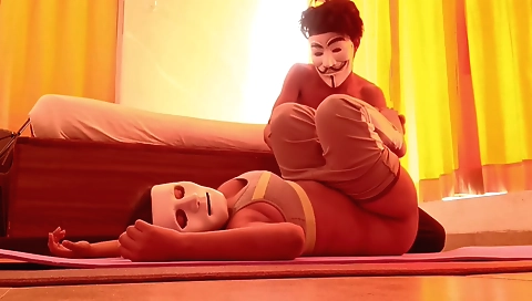 Sexy Indian lady gets fucked on the couch with her booty