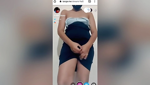 Two hot brunette girls in the kitchen taking turns