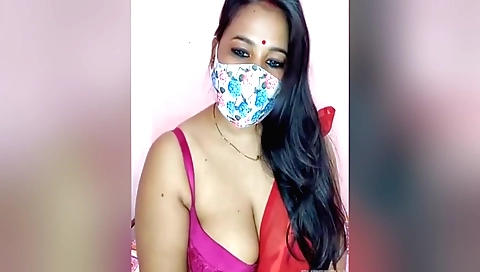 Indian woman 18+ is ready to show you your big tits