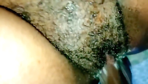 Indian girl gets my teacher's dick on her hairy pussy