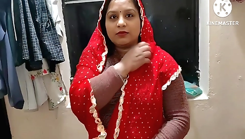 Indian stepsister-in-law is boy and has hairy pussy