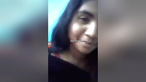 Today Exclusive -desi Chick Shows Her Boobs And Pussy 2