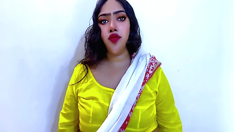 Busty brunette with a sexy ass shows her body in hd video