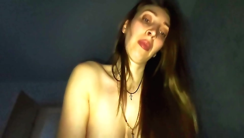 Indian girl with natural boobs stayed over at a friend's