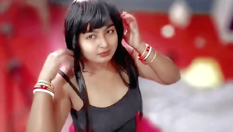 Brunette with big tits sucking and fucking a big cock