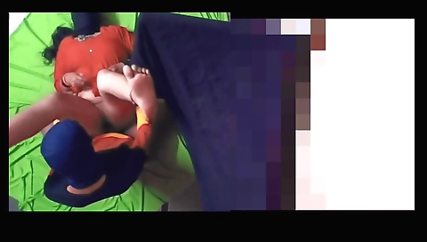 Indian girl is getting a hard blowjob from her stepfather