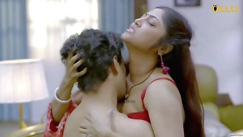 Brunette and other women with big tits making love