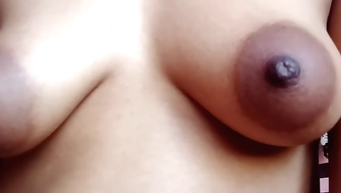 Indian housewife masturbates with lover in bedroom