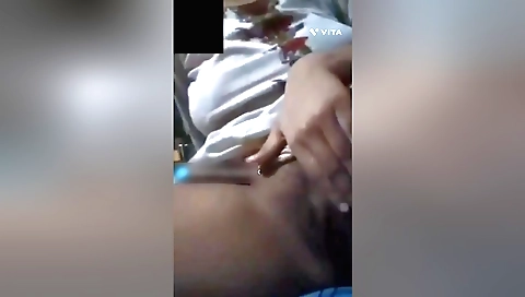 Busty brunette shows off her natural curves and body