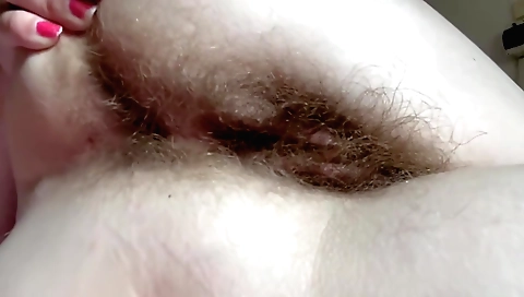 Hairy amateur teen 18+ gets fucked herself on webcams