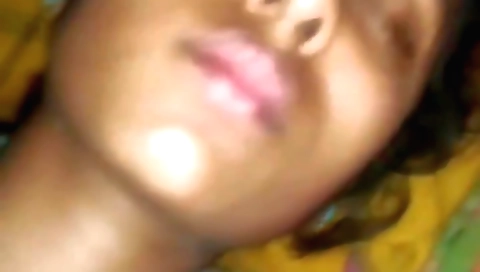 Indian teen is getting a creampie on her face on a webcam