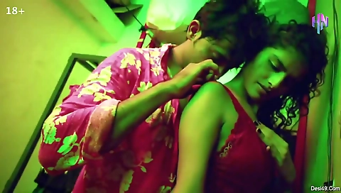 Brunette babe in sexy dress and sexy heels 1080p video