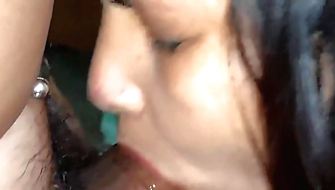 Bhabhi sucking dick and getting facefucked in homemade clip