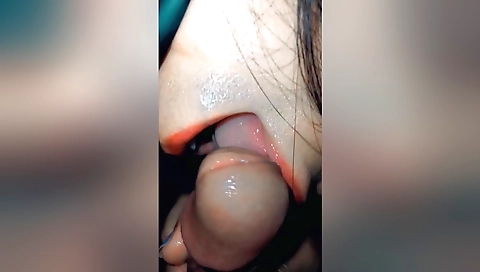 Indian teen girl gets her husband's sperm in her mouth
