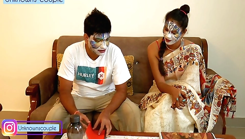 Sexy brunette actress teacher takes revenge on lover