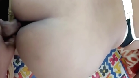 Indian brunette stepsister is having sex with her stepbrother