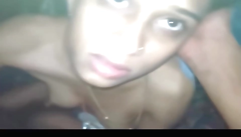 Indian babe with a nice ass is fucked in her mouth