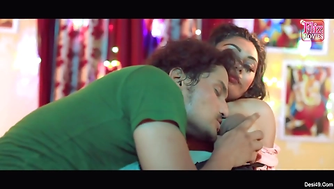 Cute brunette teen with a nice face and a sexy smile