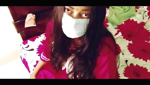 Indian porn video featuring a brunette with a hot ass