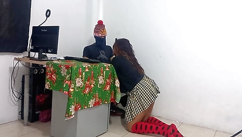 Very nice amateur brunette is getting fucked by a hot man