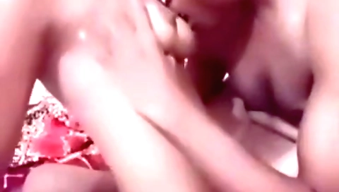 Indian girl takes a nice massage in the back of the room