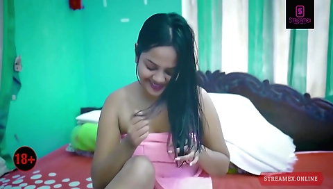 Step fantasy porn movie with a hot brunette step sister