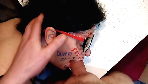 Very natural brunette facial with a beautiful face