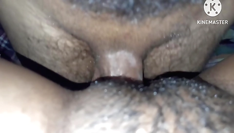 Indian hairy pussy and a big ass in amateur porn video