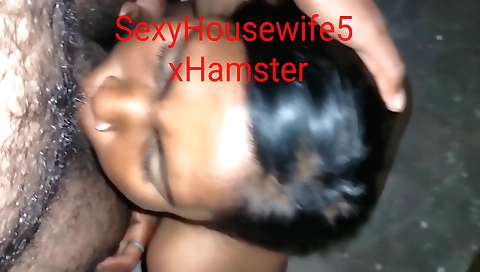 Indian girl with a hairy face shows a facial on webcam