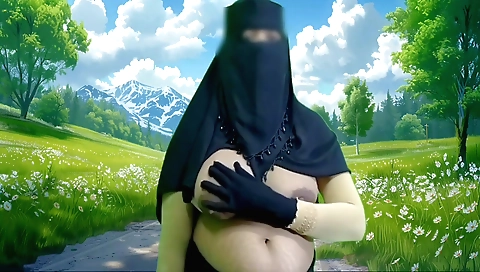 Indian babe with big boobs fucks her stepbrother in bed