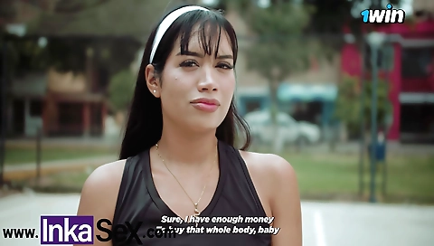 Indian amateur brunette girl caught while volleyball