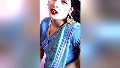 Indian girl with small breasts and a sexy ass fucking