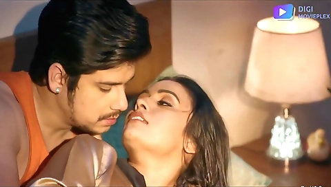 Cute brunette workout with a nice face and small tits