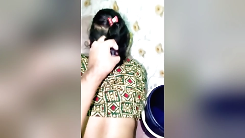 Indian beauty masturbates in the bathroom on camera
