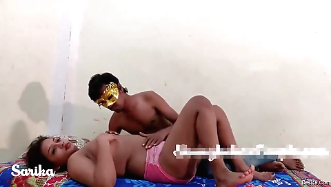 Porn movie in amateur sex video with a brunette girl