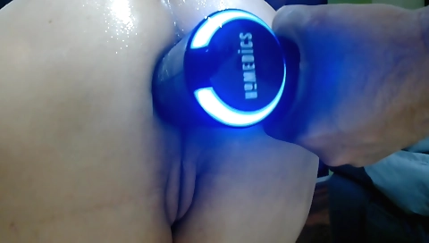 Indian ass massage fucking with dildo on the couch