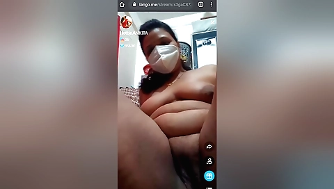 Hottie Ankita Shows Boobs And Fingering On Tango Show