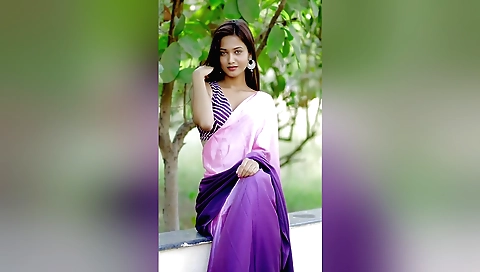 Hot brunette stepmom with big tits doing anal in backyard