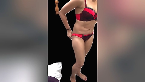 Sexy wife shows off her shaved pussy on webcam video