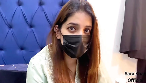 Red-haired indian babe gets her stepson to help her stepmom