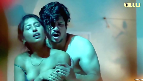 A mature milf with big tits and a sexy body seduces a young guy